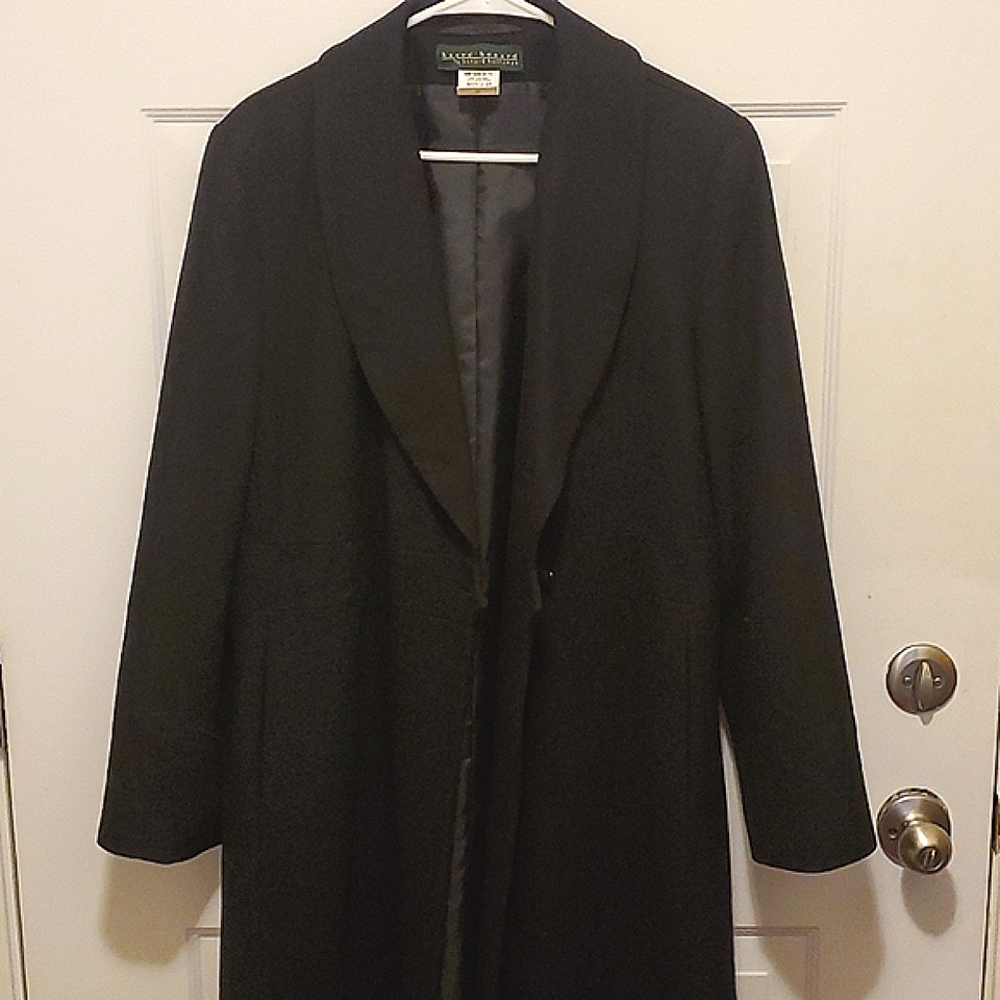 Harve Benard Mens Long Peacoat